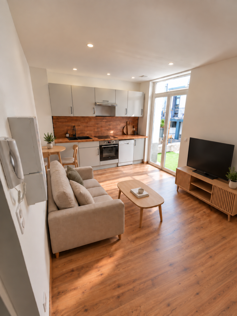 Appartement après rénovation et décoration, projet MILS